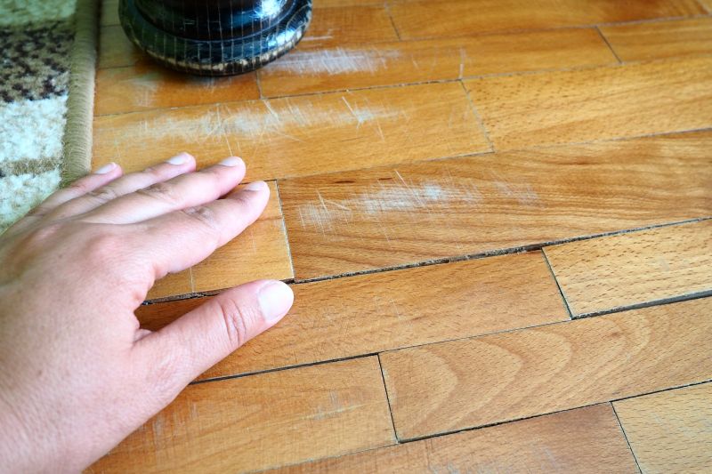 Damaged Bamboo Floor